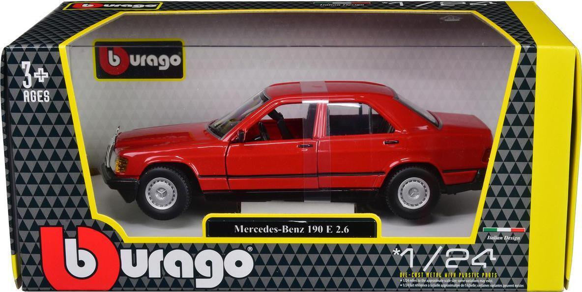 Mercedes-Benz 190 E 2.6 (rosu) - 1/24 Bburago