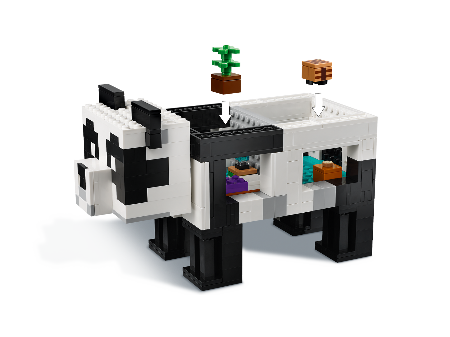 Lego Minecraft 21245 - Refugiul ursilor panda (553 piese)