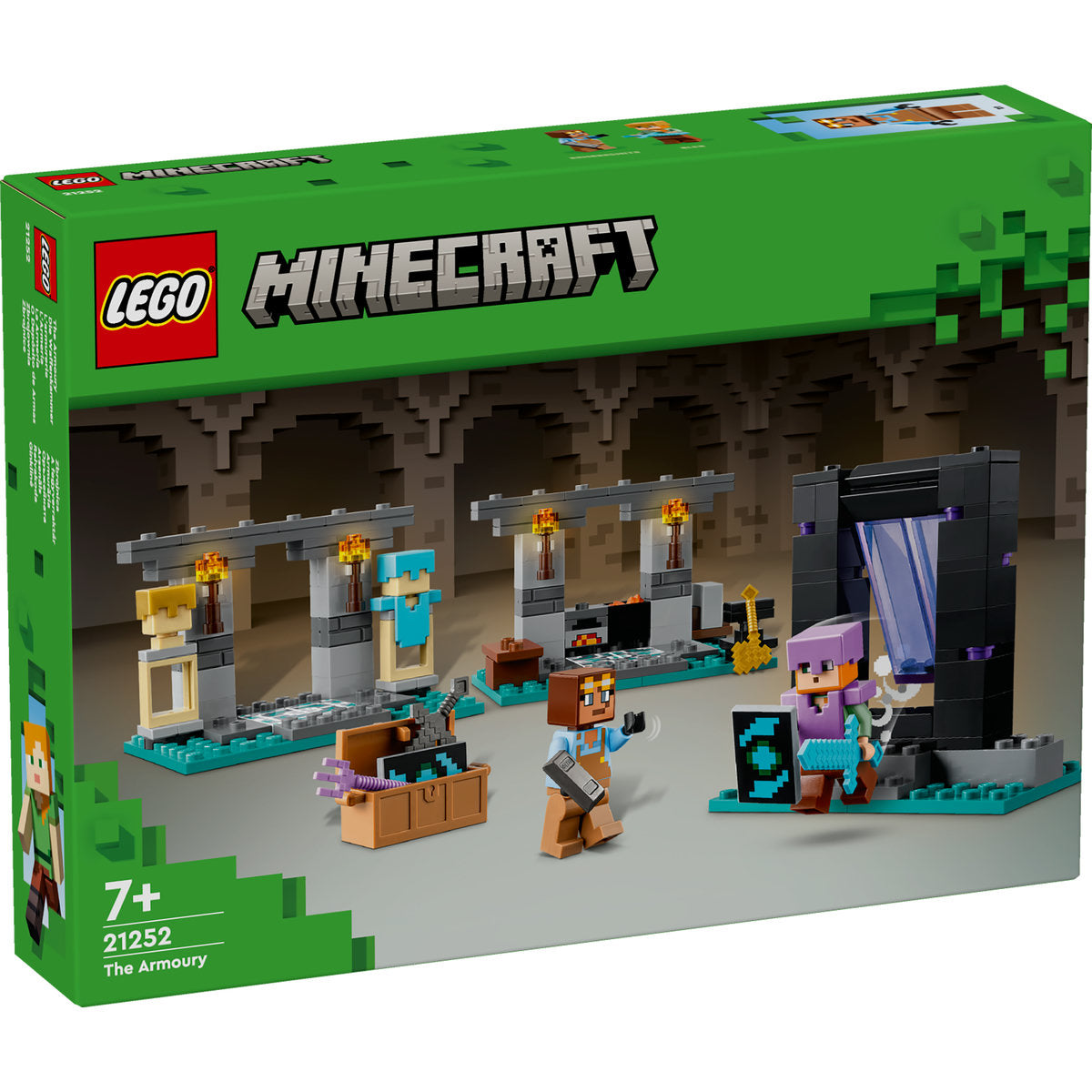 LEGO Minecraft 21252 - Armuraria (203 piese)