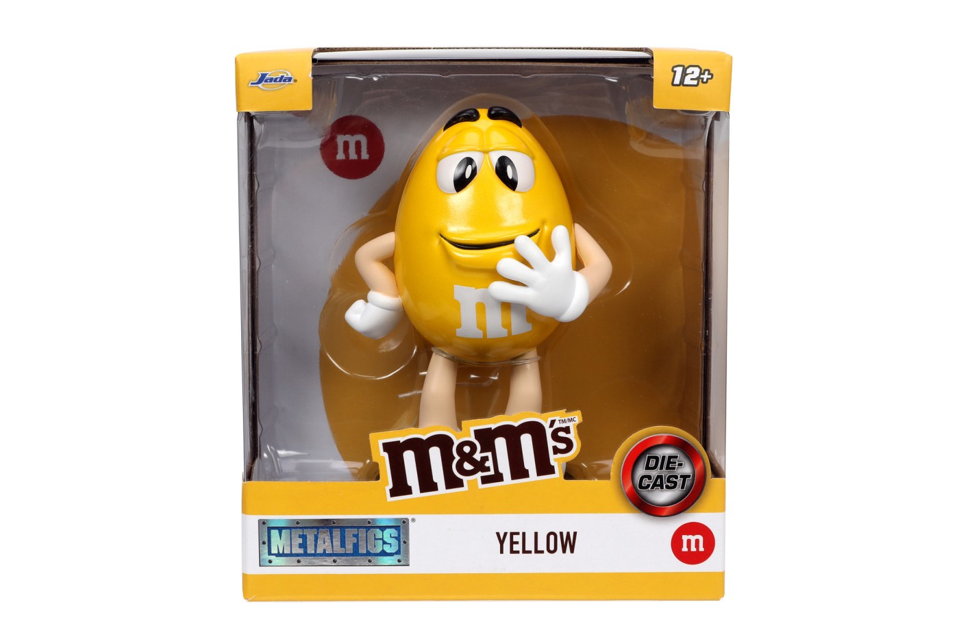 Figurina metalica 10cm - M&M galben