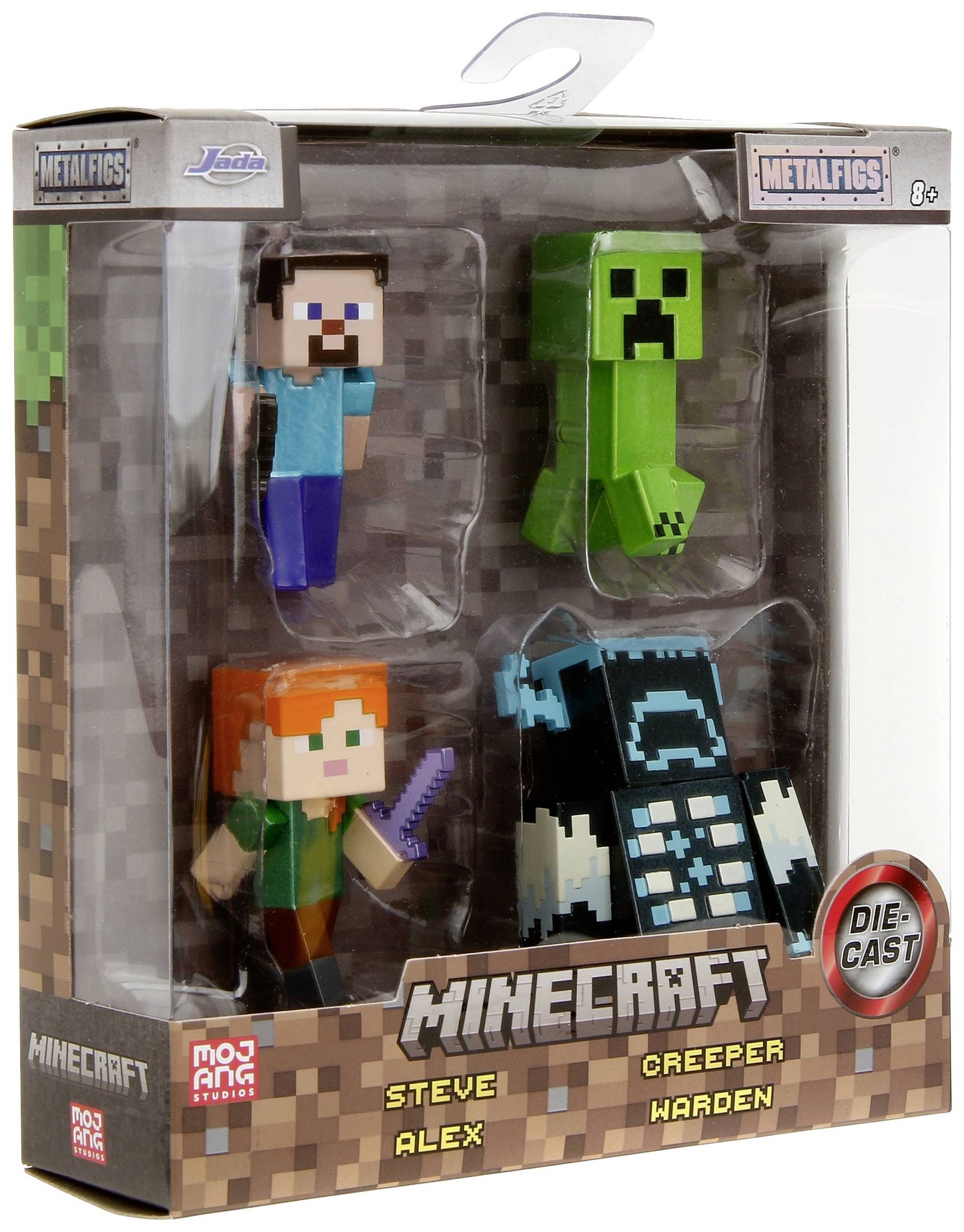 Set 4 figurine MINECRAFT 6,5cm - Jada