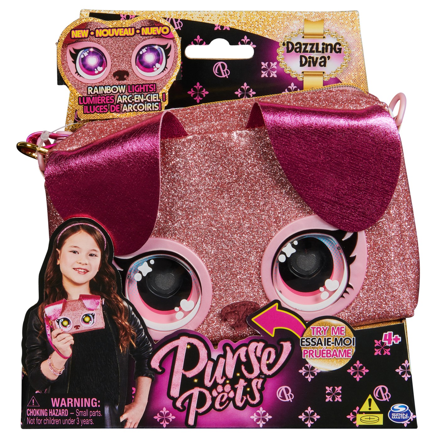 Gentuta interactiva Purse Pets - Dazzling Diva