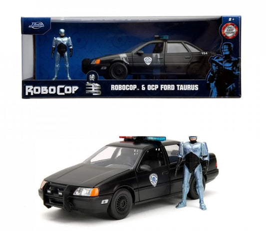 Ocp Ford Taurus cu figurina Robocop - 1/24 Jada