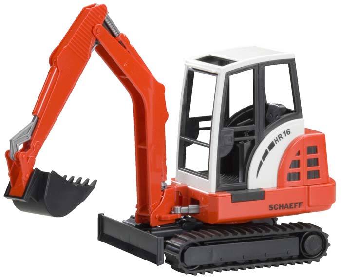 BRUDER 02432 - Mini excavator Schaeff HR16