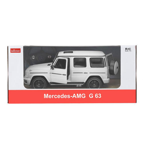 Mercedes AMG G63 (alb) cu telecomanda - 1/14 Rastar