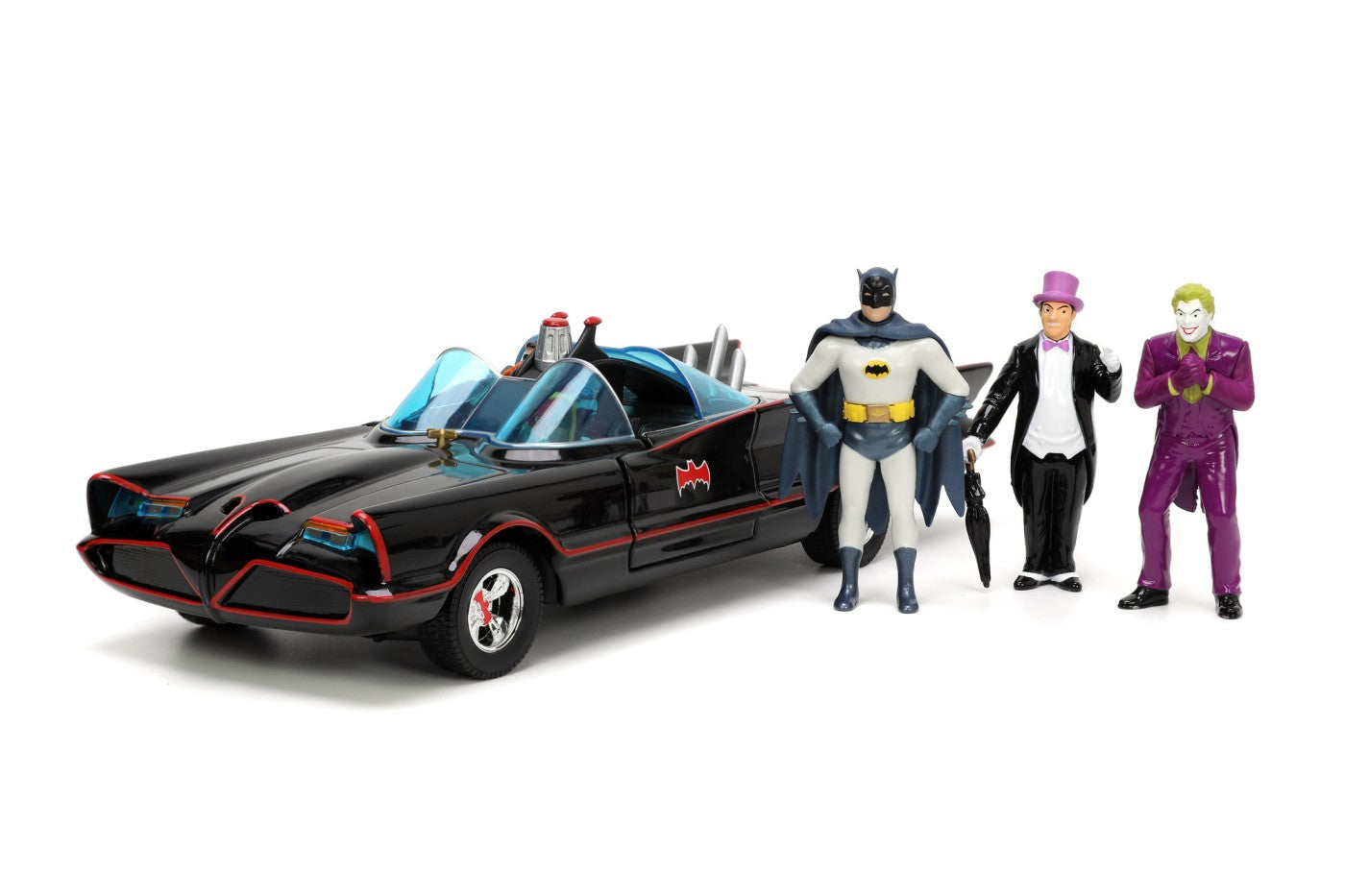 Batmobile cu 4 figurine - 1/24 Jada