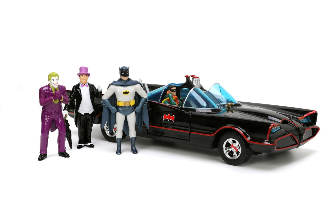 Batmobile cu 4 figurine - 1/24 Jada