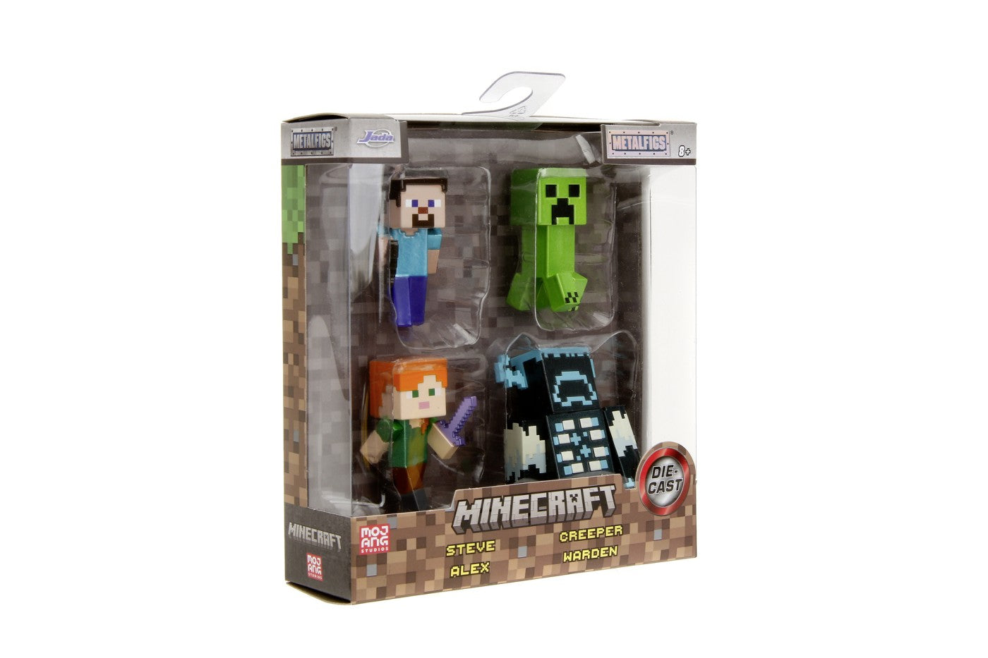 Set 4 figurine MINECRAFT 6,5cm - Jada