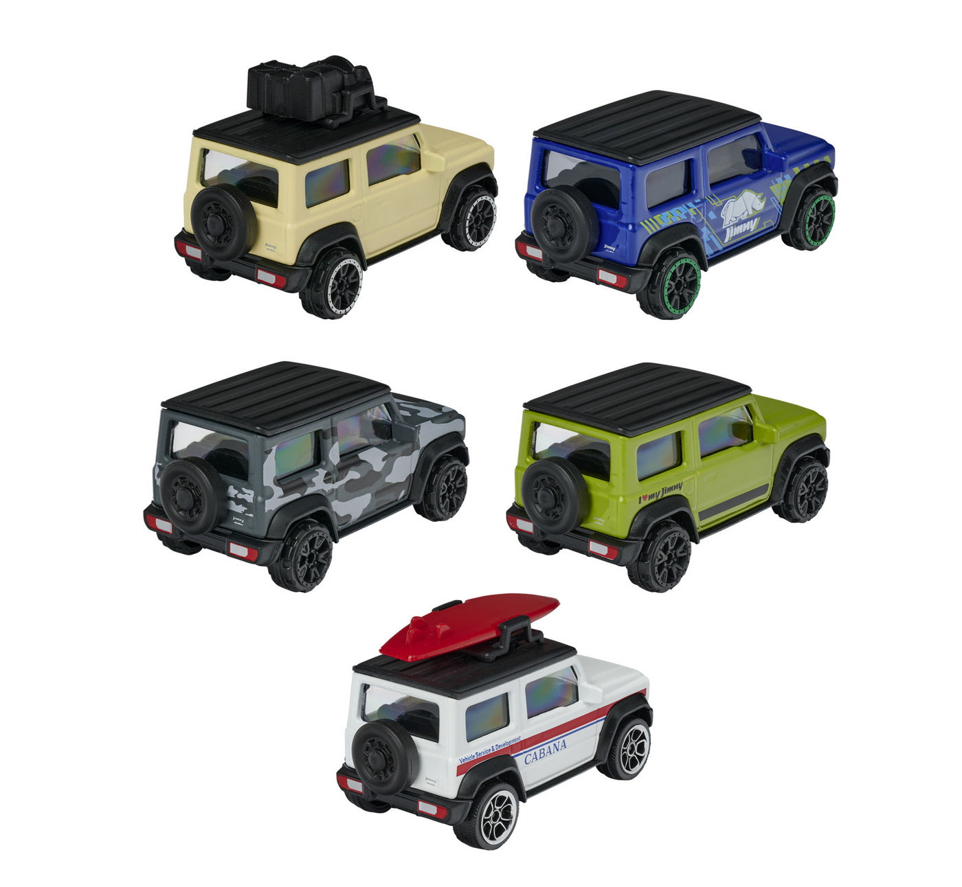 SET 5 masinute Majorette - JIMNY GIFTPACK