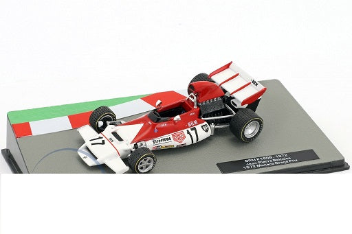 Formula 1 BRM P160B 1972 Jean-Pierre Beltoise 1972 Monaco Grand Prix cu vitrina plexiglass - 1/43 Altaya