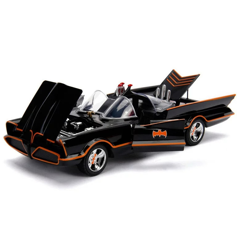 Batmobil cu lumini si cu 2 figurine - 1/18 Jada