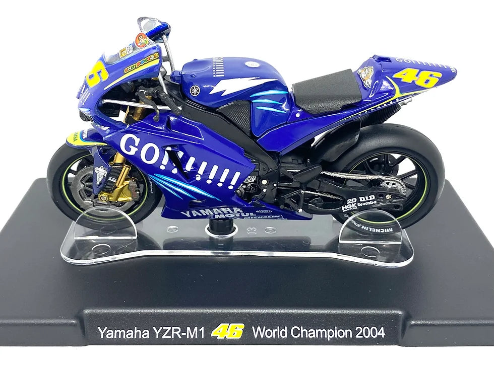 Motocicleta Yamaha YZR-M1 World Champion 2004 - 1/18 Altaya