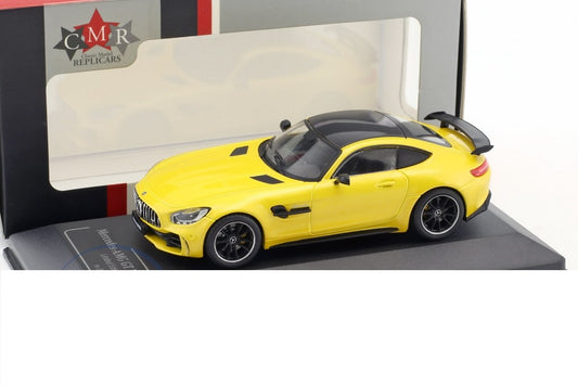 Mercedes-AMG GT R Limited Edition (galben) cu vitrina plexiglass -  1/43  CMR.