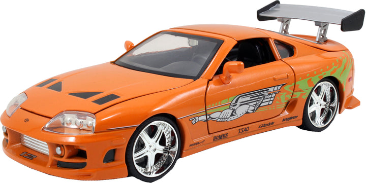 Toyota Supra cu figurina Brian - 1/24 Jada