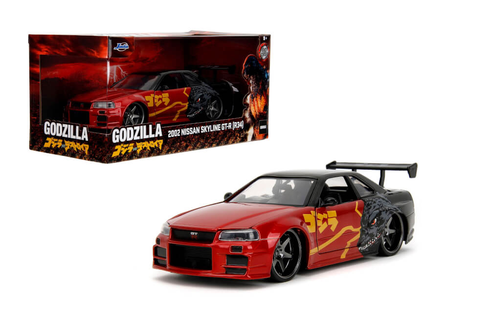 Nissan Skyline GT-R 2002 R34 Godzilla - 1/24 Jada