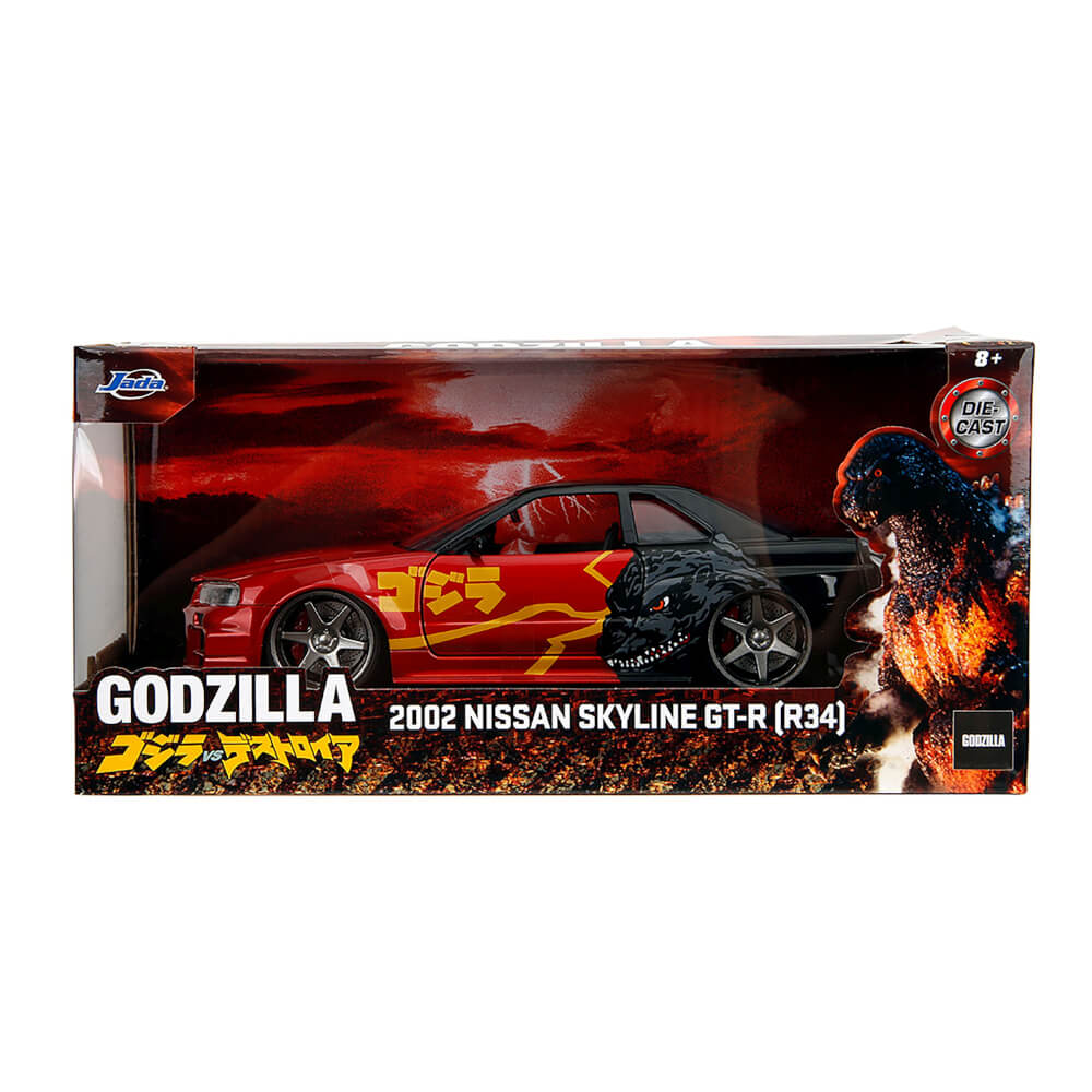 Nissan Skyline GT-R 2002 R34 Godzilla - 1/24 Jada