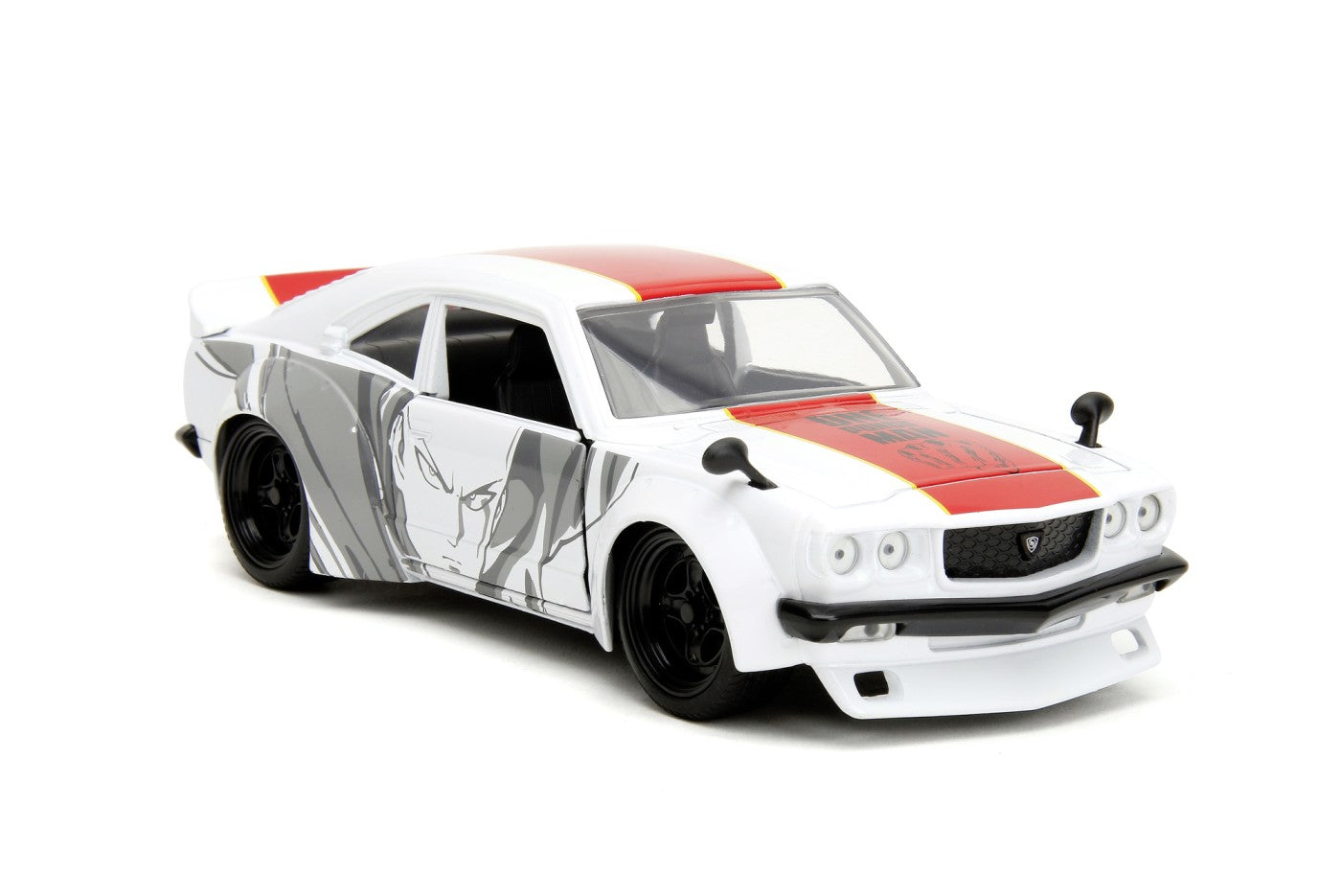 Mazda RX-3 1974 si figurina One Punch man - 1/24 Jada