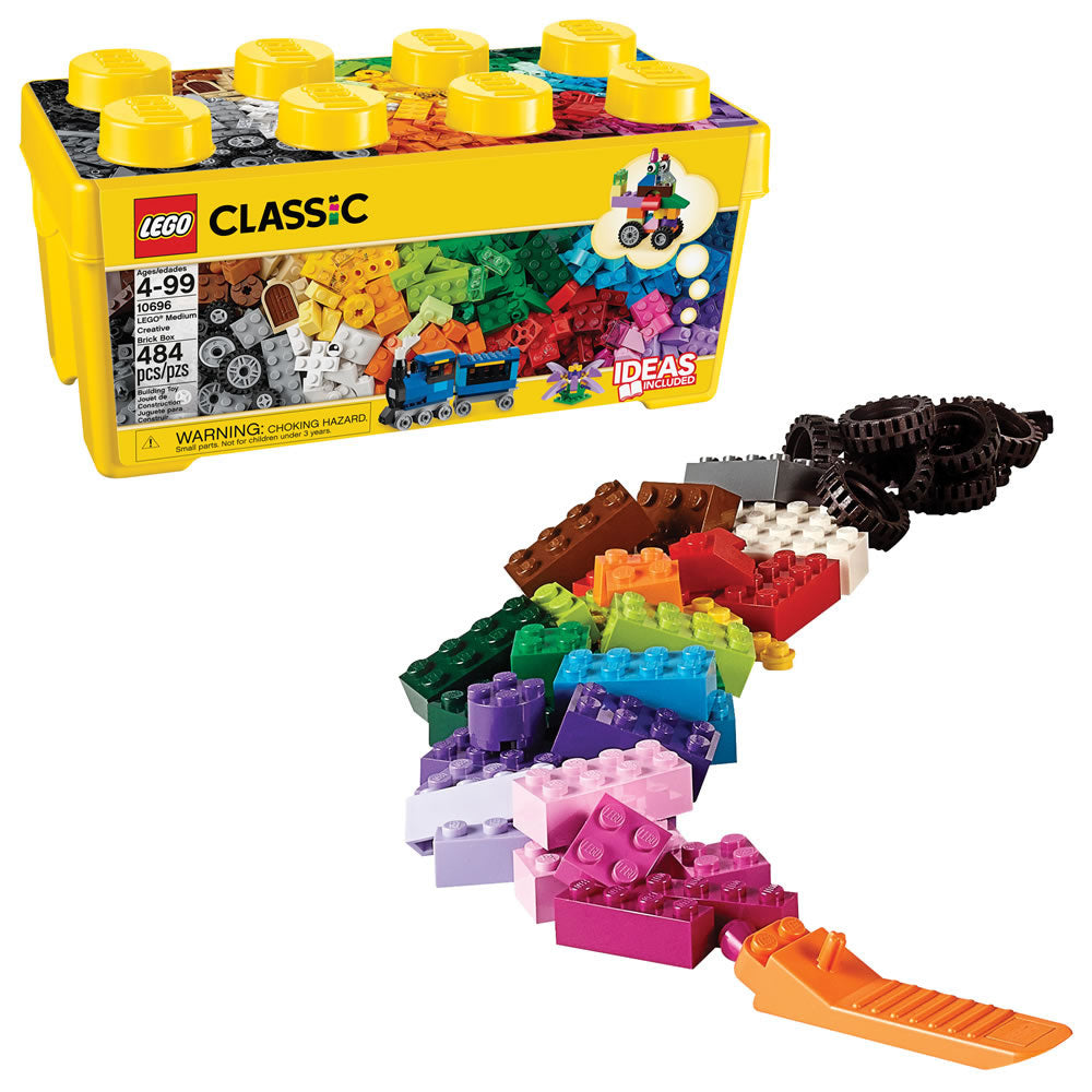 LEGO Classic 10696 - Cutie medie de constructie creativa (484 piese)