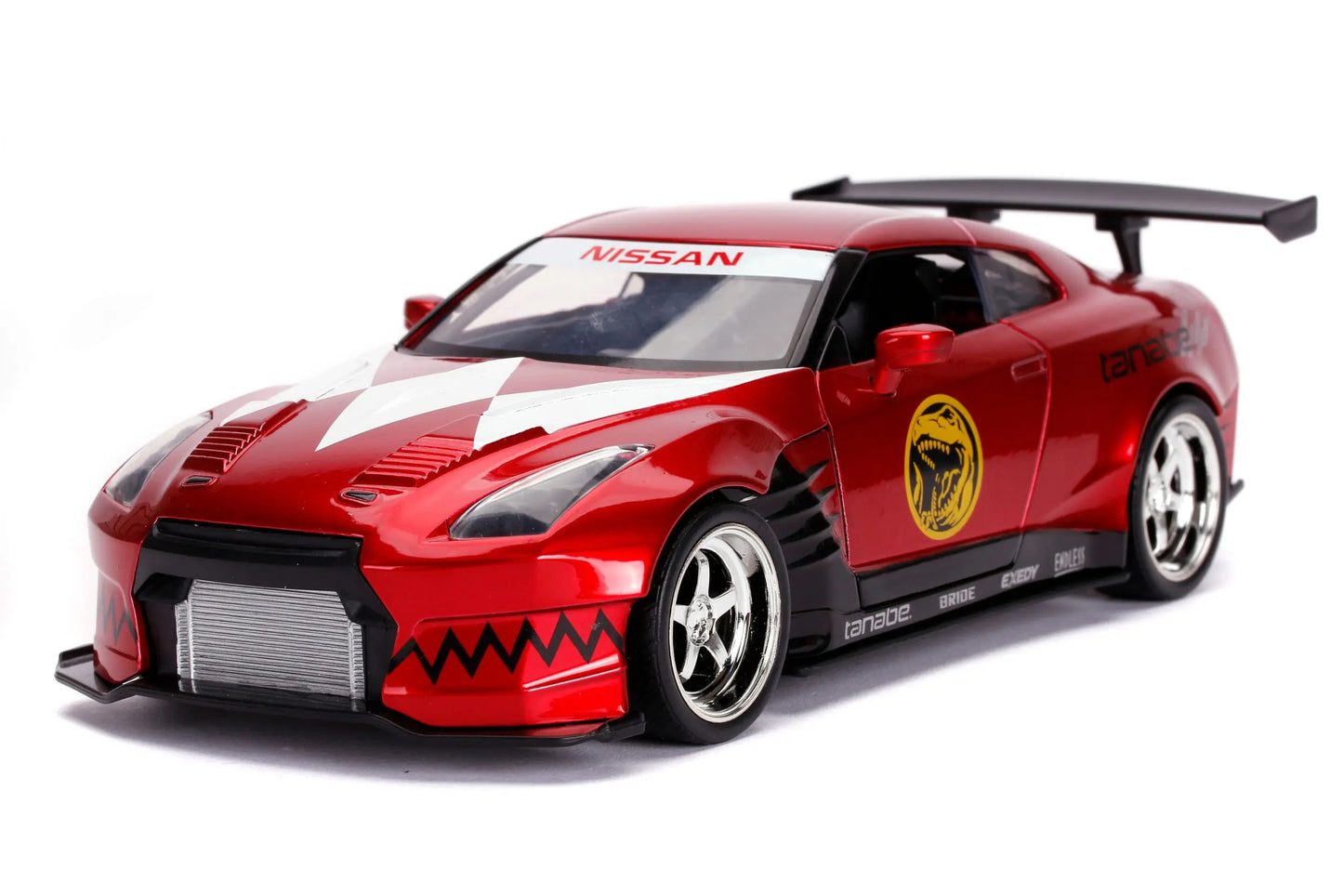 Nissan GT-R 2009 R35 & Figurina Red Ranger - 1/24 Jada