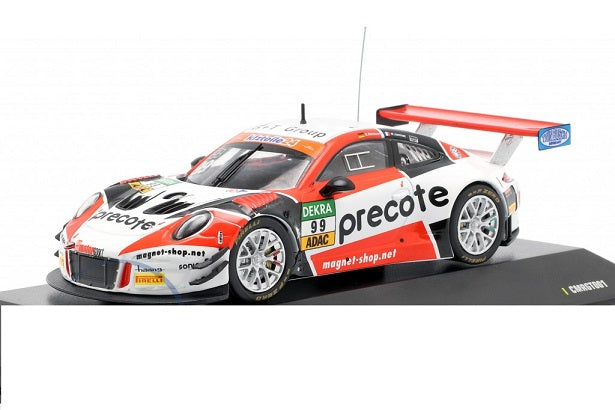 Porsche 911 GT3 R #99 ADAC GT Masters Nurburgring 2018 cu vitrina plexiglass - 1/43 CMR