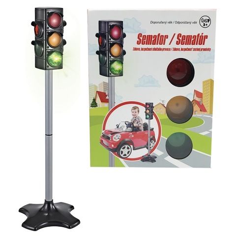 Semafor interactiv 72cm ( lumini )