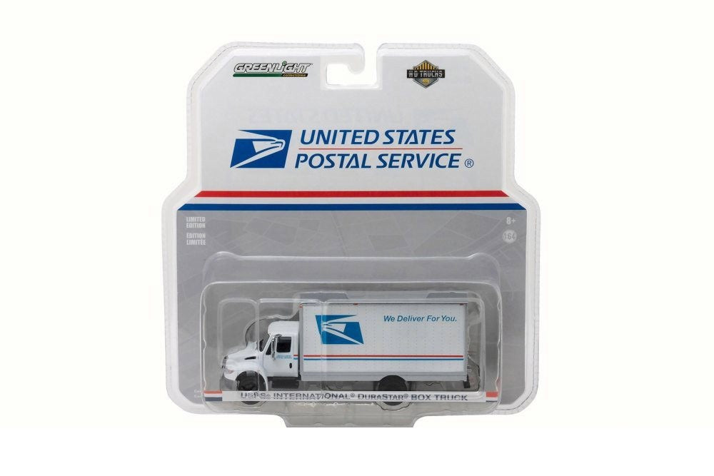 Camion Usps International Durastar Box Truck - 1/64 Greenlight