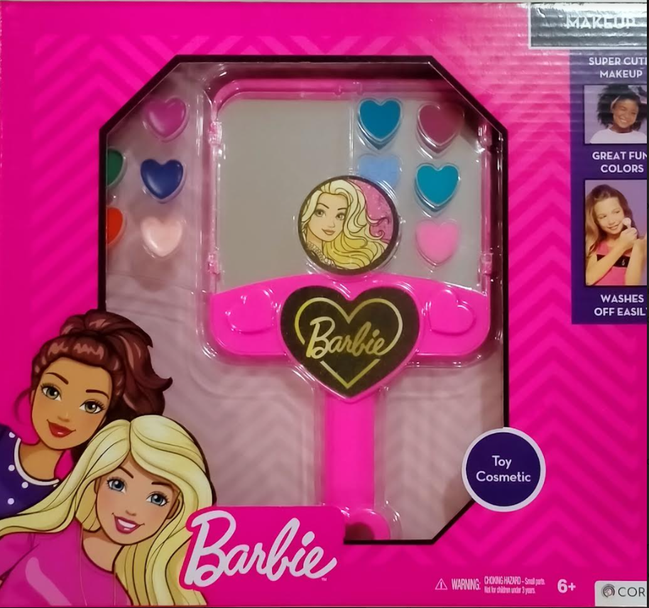 Set cosmetice cu oglinda - Barbie