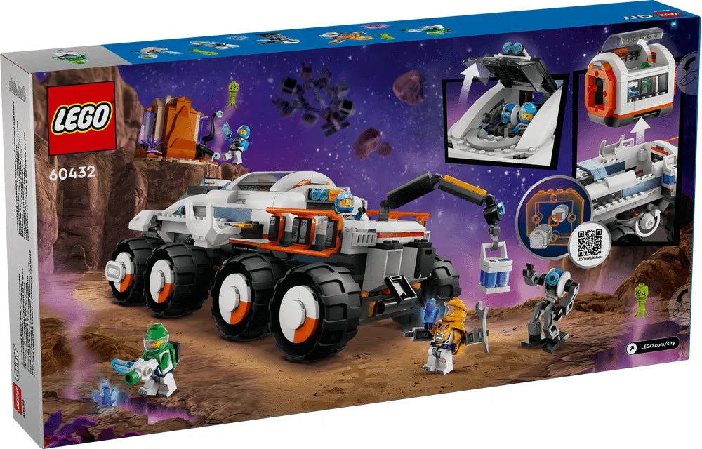 LEGO City 60432 - Rover de Comanda si Incarcator cu Macara (758 piese)