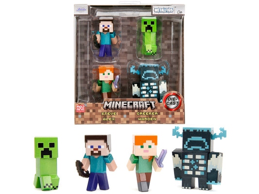 Set 4 figurine MINECRAFT 6,5cm - Jada