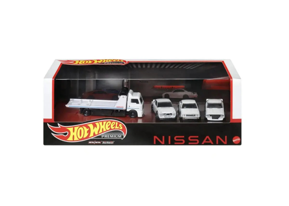 Set 4 masinute NISSAN  - 1/64 Hot Wheels Premium