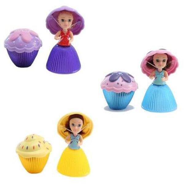 Set 3 Mini Briose cu surpriza papusica