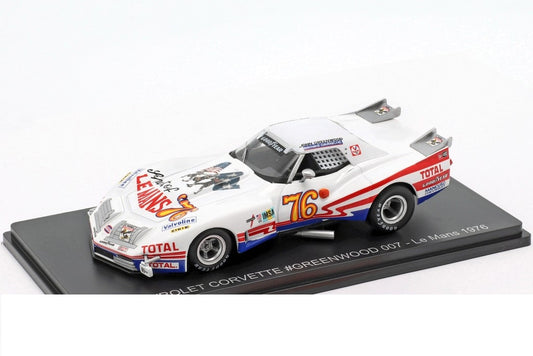 Chevrolet Corvette #Greenwood 007 - Le Mans 1976 cu vitrina plexiglass - 1/43 Spark