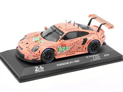 Porsche 911 Rsr M.Christensen - K. Estre - L.Vanthoor 2018 cu vitrina plexiglass - 1/43 Altaya