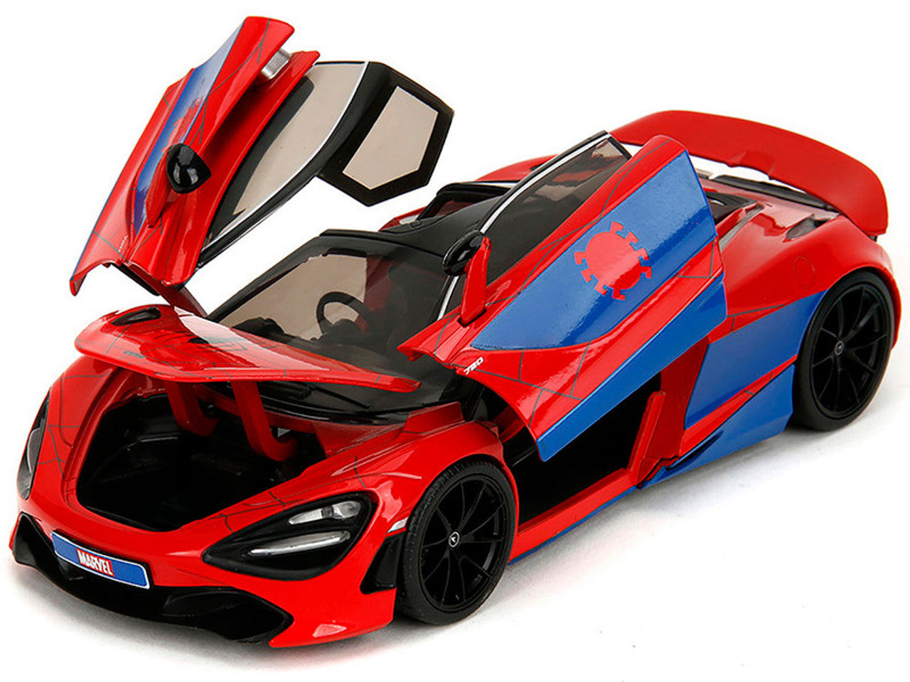 McLaren  720S si figurina Spider-man - 1/24 Jada