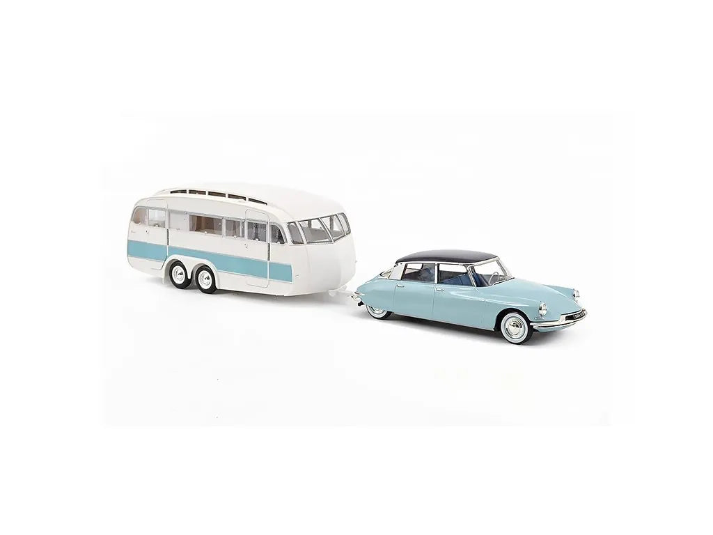 Set 2 machete Citroen DS19 1959 si Caravane Henon - 1/18 Norev