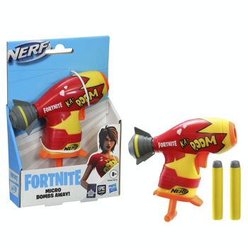 Pistol Nerf Fortnite Microshots Ts -  Bombs Away cu 2 gloante