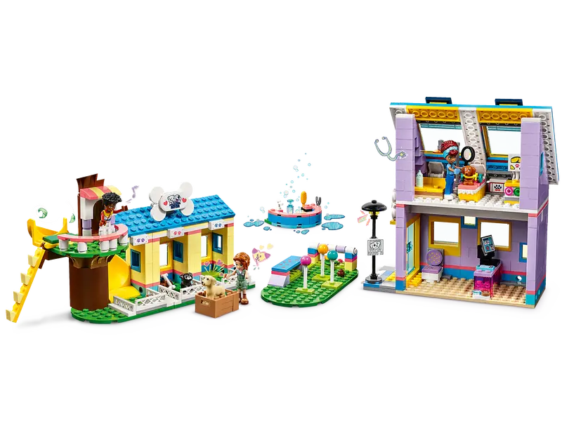 LEGO Friends 41727 - Centru de salvare pentru caini (617 piese)