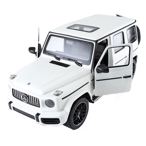 Mercedes AMG G63 (alb) cu telecomanda - 1/14 Rastar