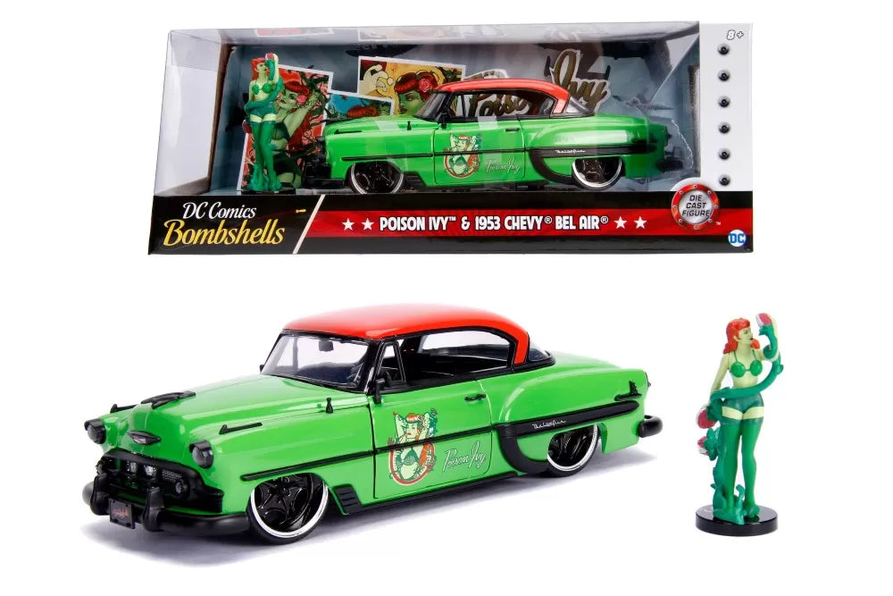 Chevy Bel Air 1953 si Poison Ivy - 1/24 Jada