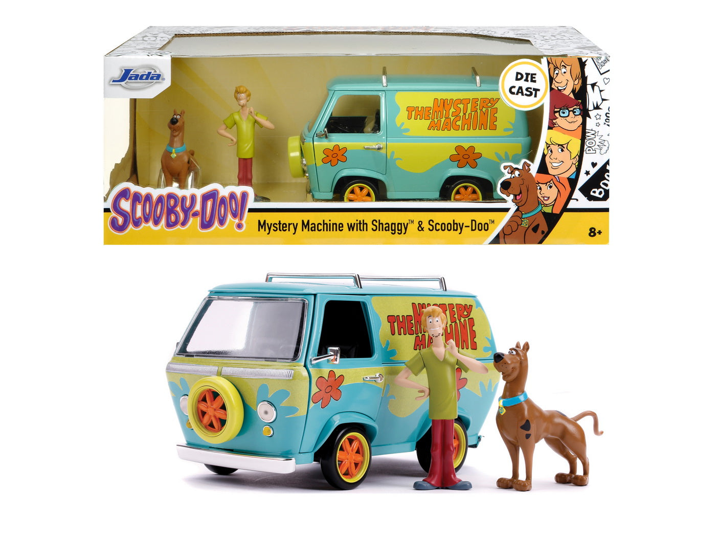 Masina Misterioasa cu Shaggy si Scooby-Doo - 1/24 Jada