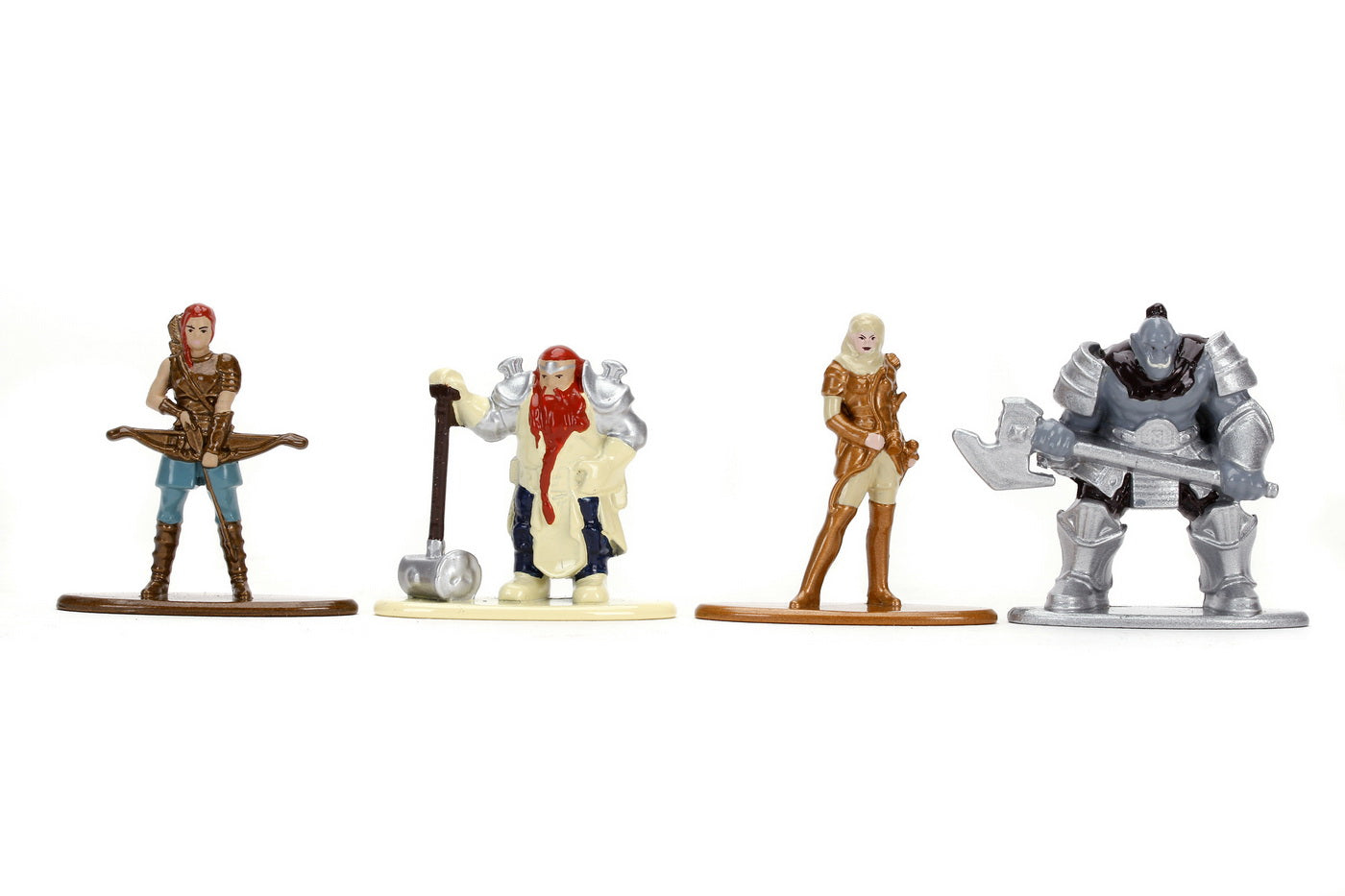 Set 4 figurine metal Dungeons & Dragons - Jada