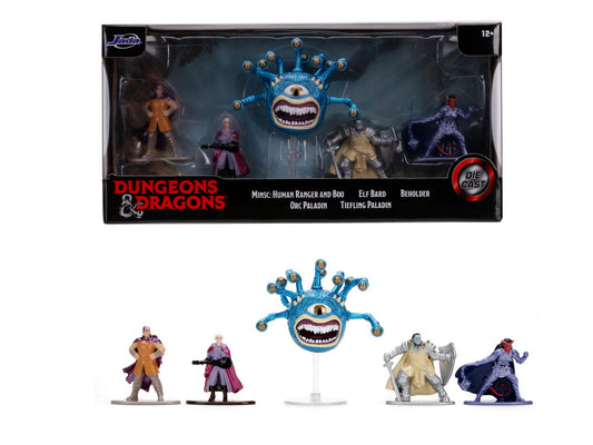 Set 5 figurine metal 4 cm Dungeons & Dragons (ochi) - Jada