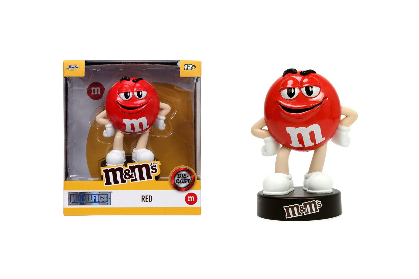 Figurina metalica 10cm - M&M rosu