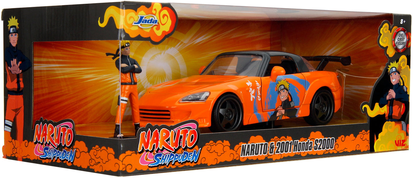 Honda S2000 si figurina Naruto - 1/24 Jada