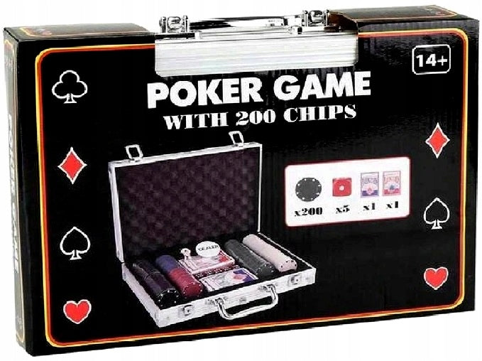 Set Poker Game cu 200 chipsuri