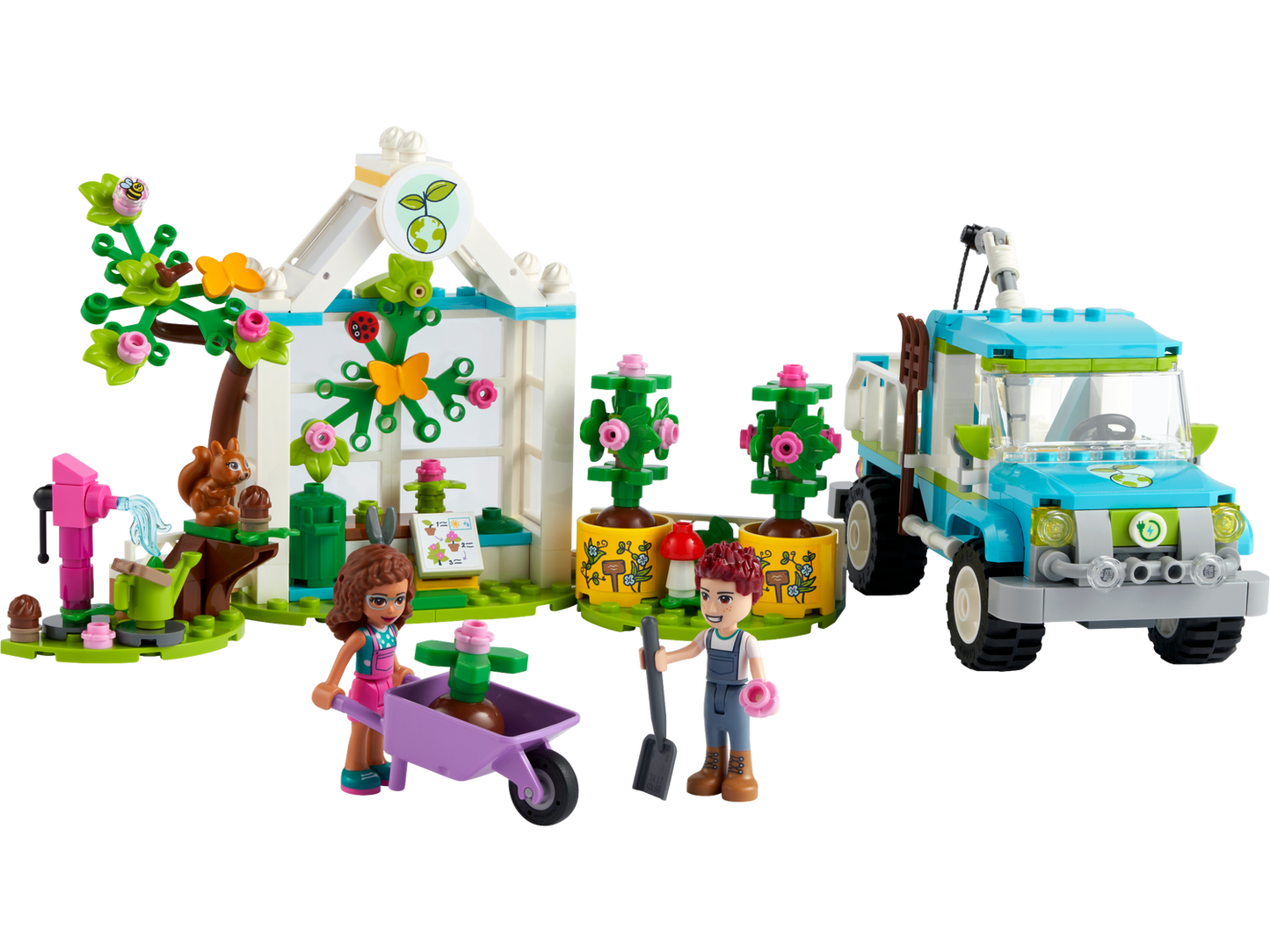 LEGO FRIENDS 41707 - Masina de plantat copaci