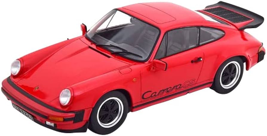 Porsche 911 3.2 Clubsport 1989 rosu - 1/18 KKScale