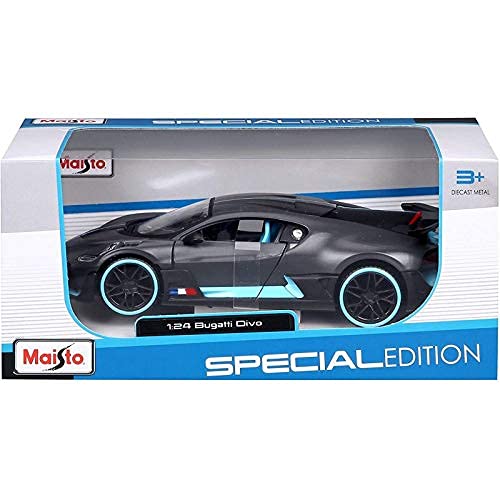 Bugatti Divo gri cu bleu - 1/24 Maisto