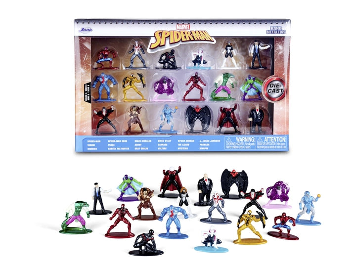 Set 18 Figurine 4cm Spider-man - Jada