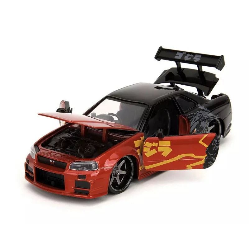 Nissan Skyline GT-R 2002 R34 Godzilla - 1/24 Jada